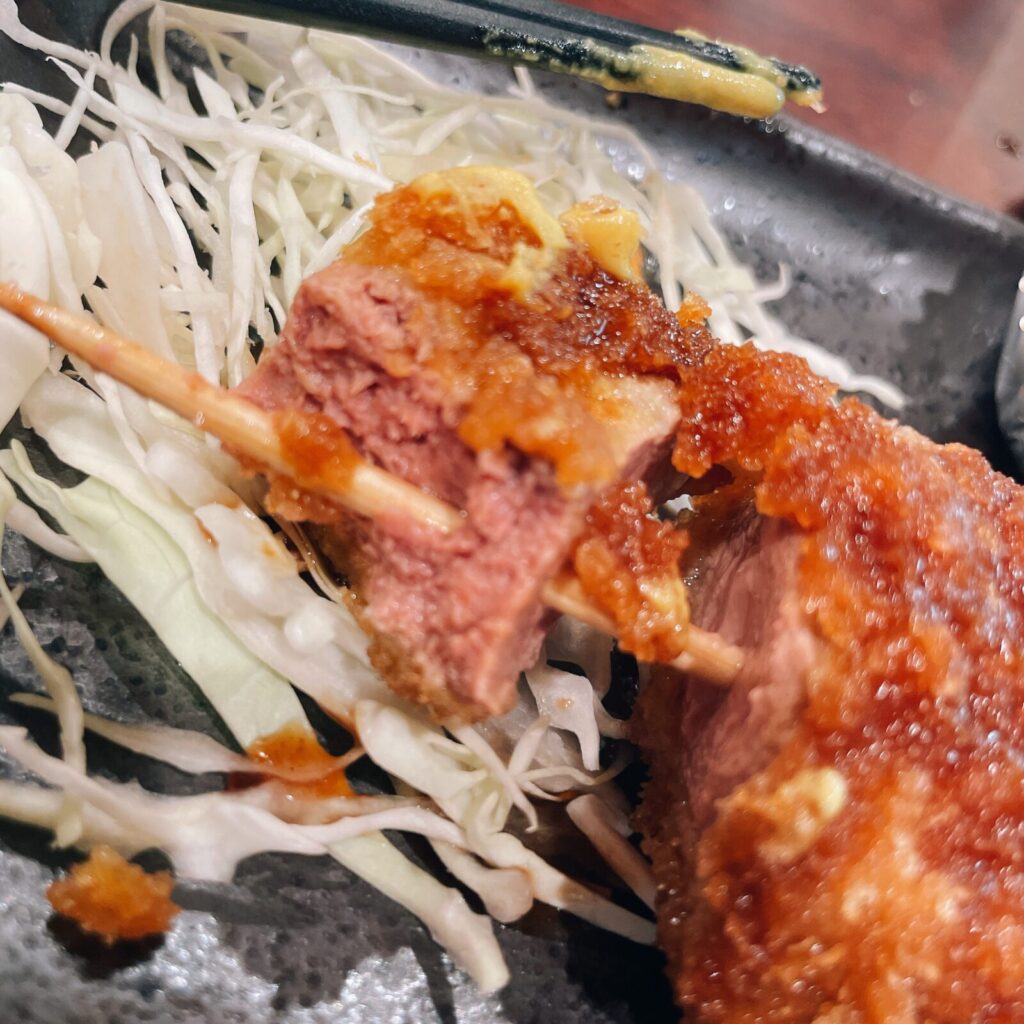 中野「加賀廣」レバーカツ