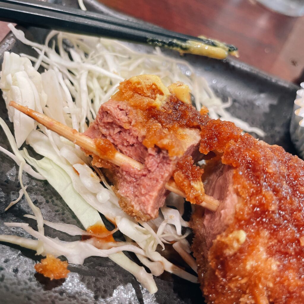 中野「加賀廣」レバーカツ