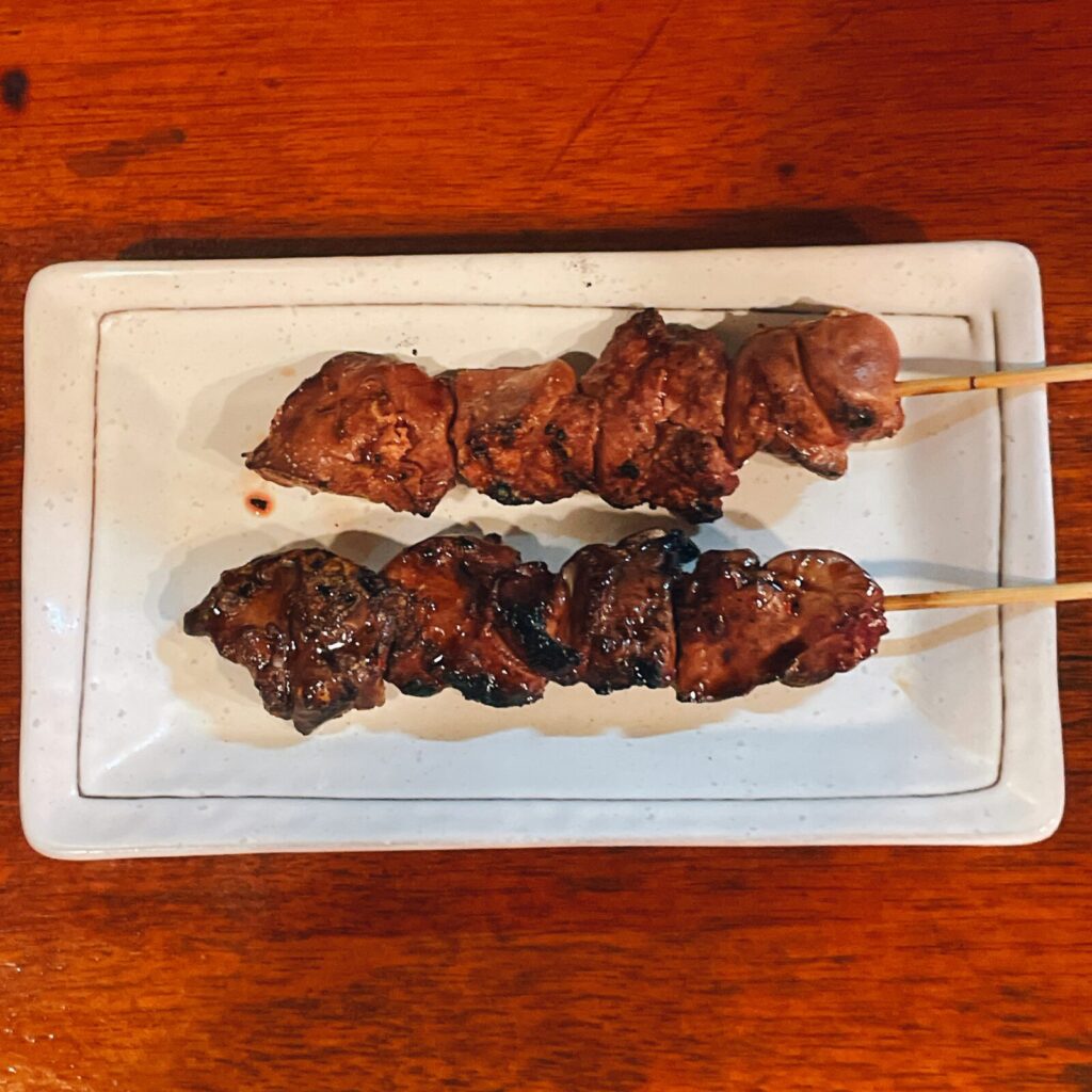 中野「やきや」焼き鳥レバー串