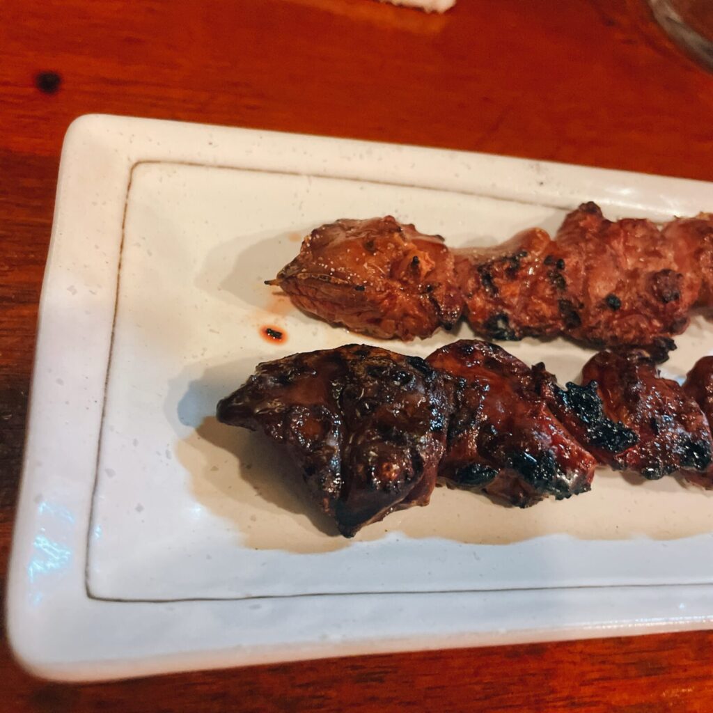 中野「やきや」焼き鳥レバー串