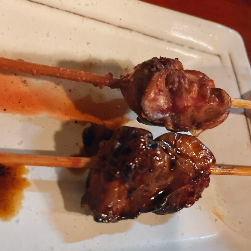 中野「やきや」焼き鳥レバー串
