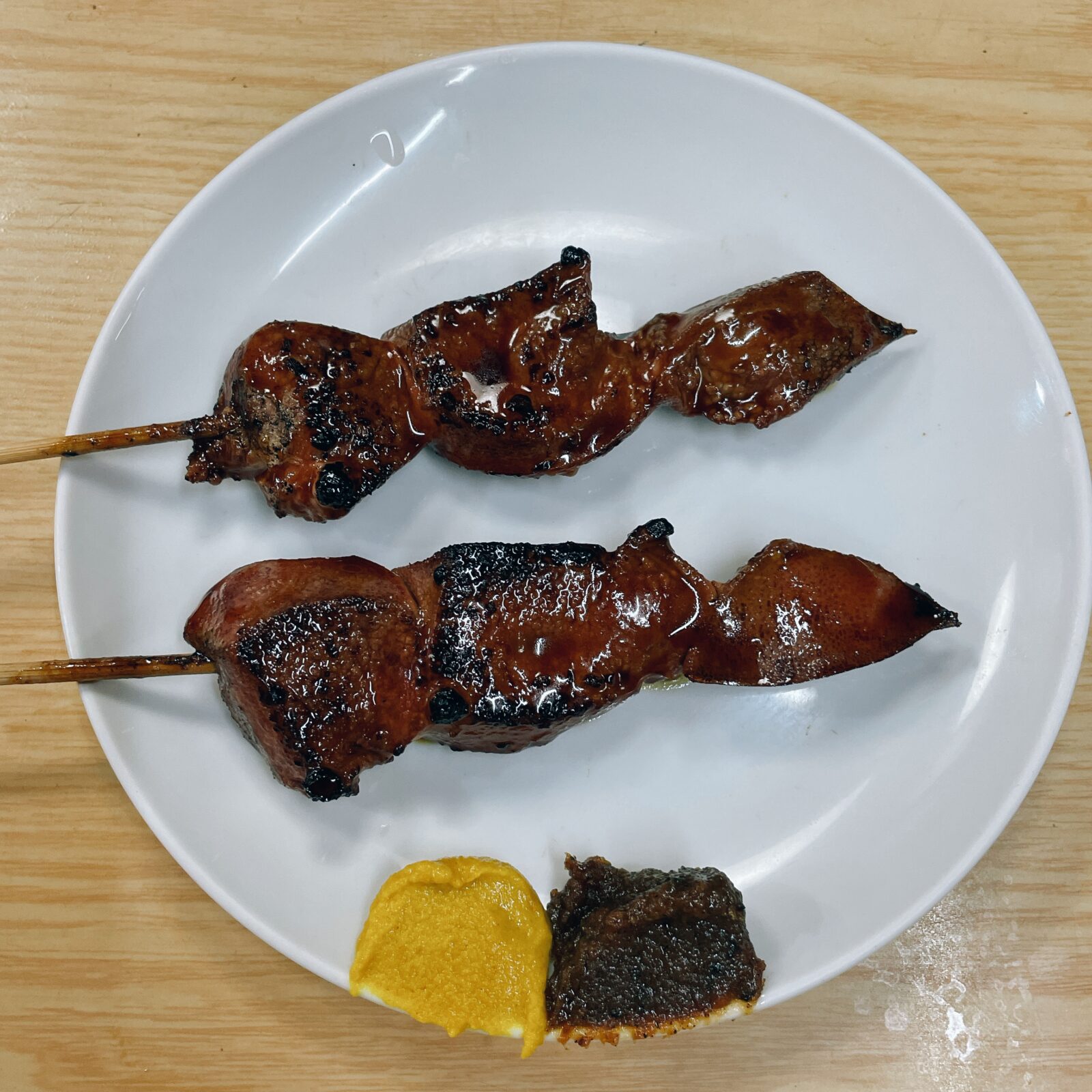 阿佐ヶ谷「鳥正」串焼 れば (豚レバー串)