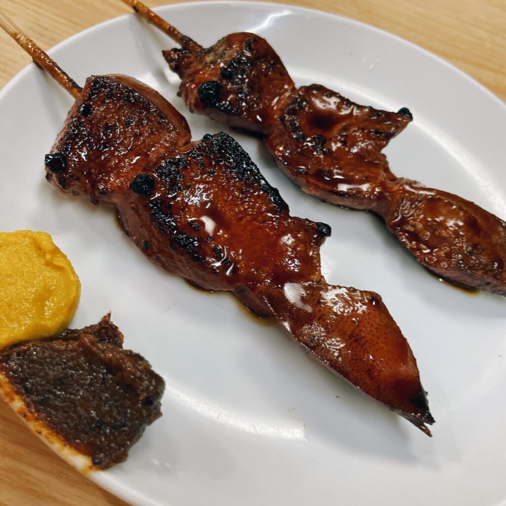 阿佐ヶ谷「鳥正」串焼 れば (豚レバー串)