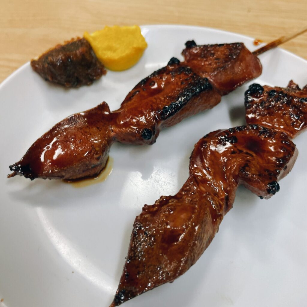 阿佐ヶ谷「鳥正」串焼 れば (豚レバー串)