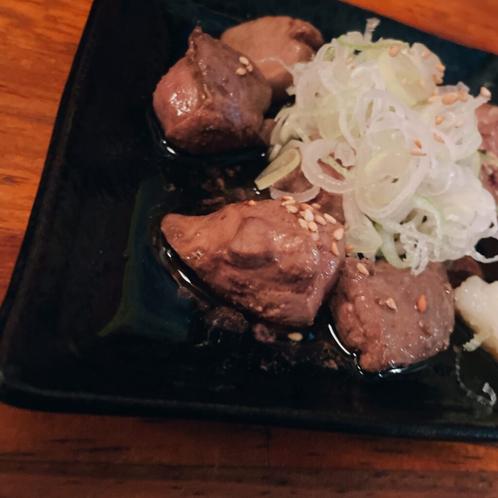 赤羽「桜商店」の鳥レバテキ