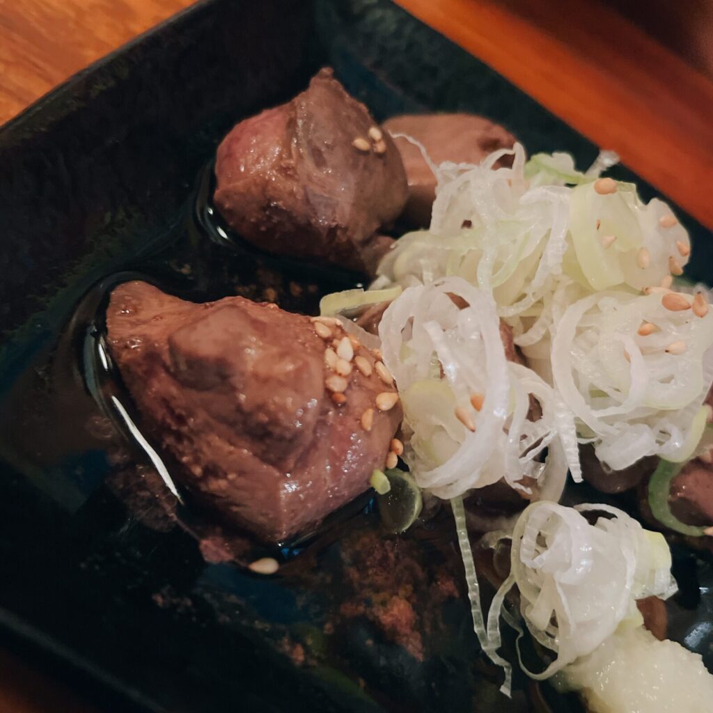 赤羽「桜商店」の鳥レバテキ