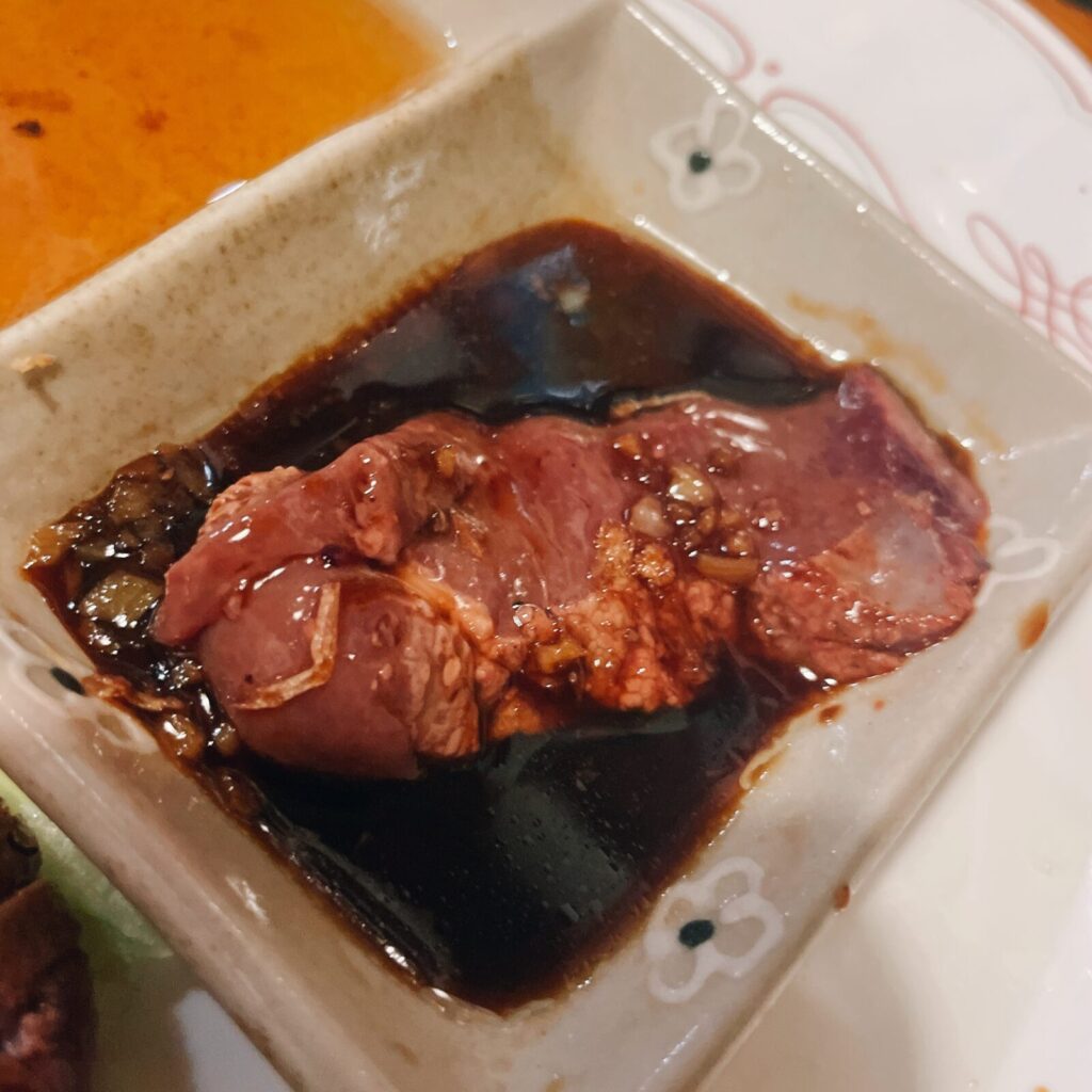 ひばりヶ丘「チノス」レバーステーキ