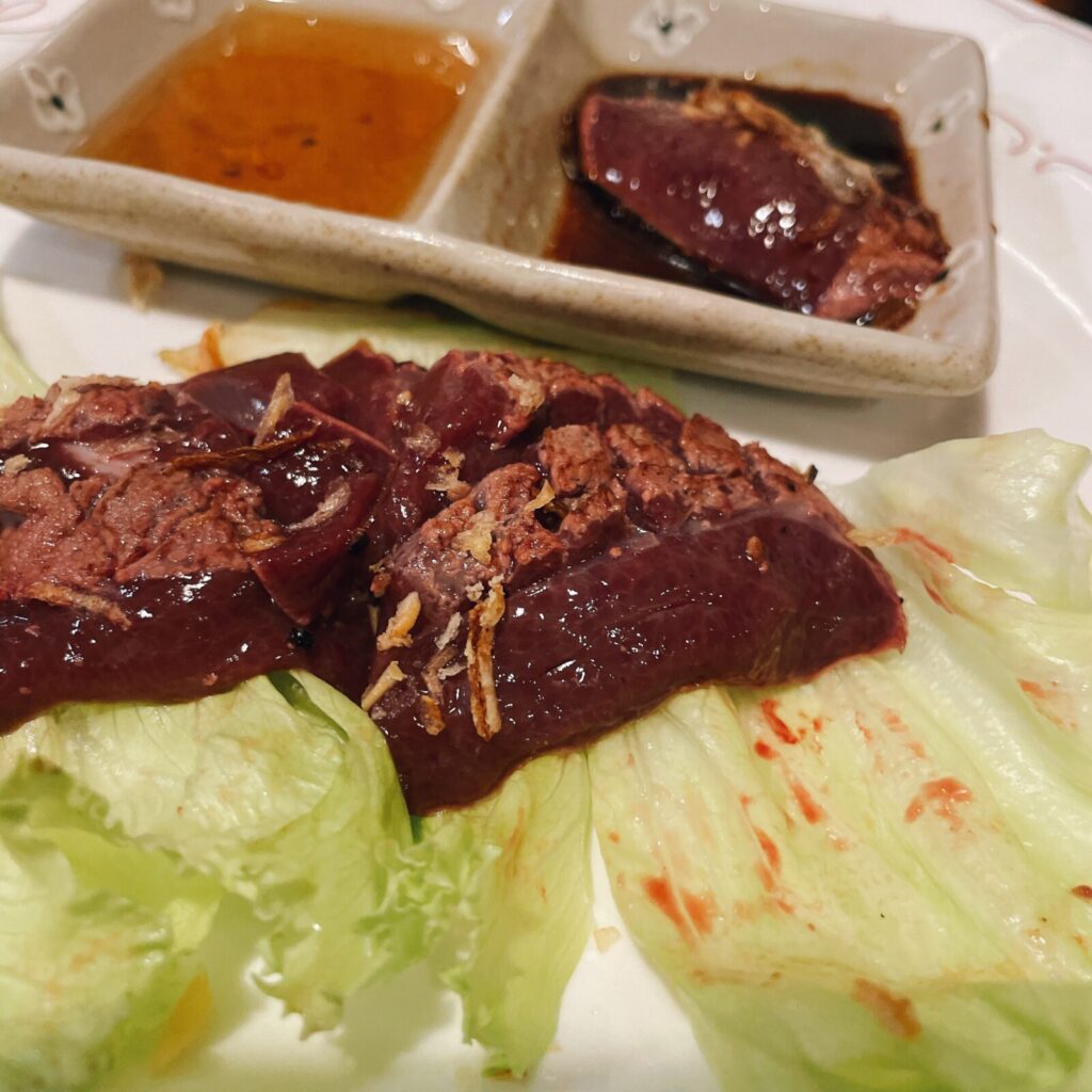 ひばりヶ丘「チノス」レバーステーキ