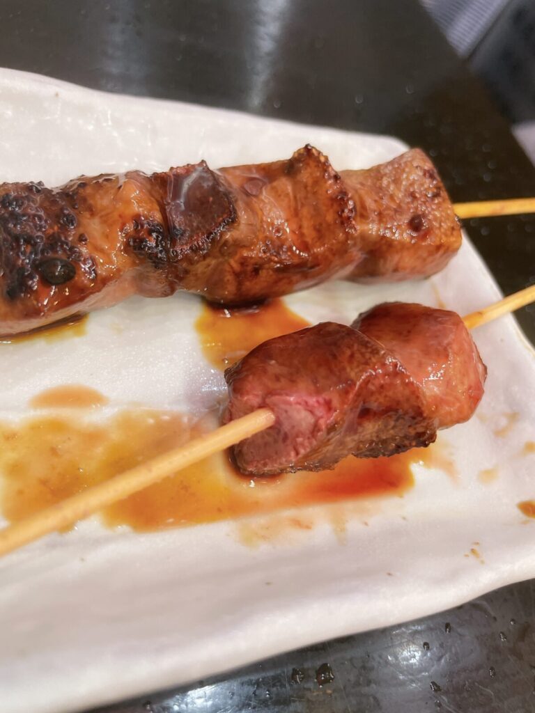 やきとん大王のレバー串