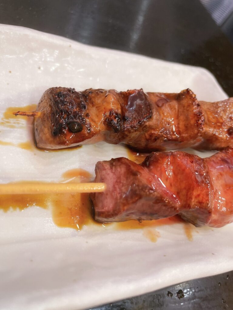 やきとん大王のレバー串