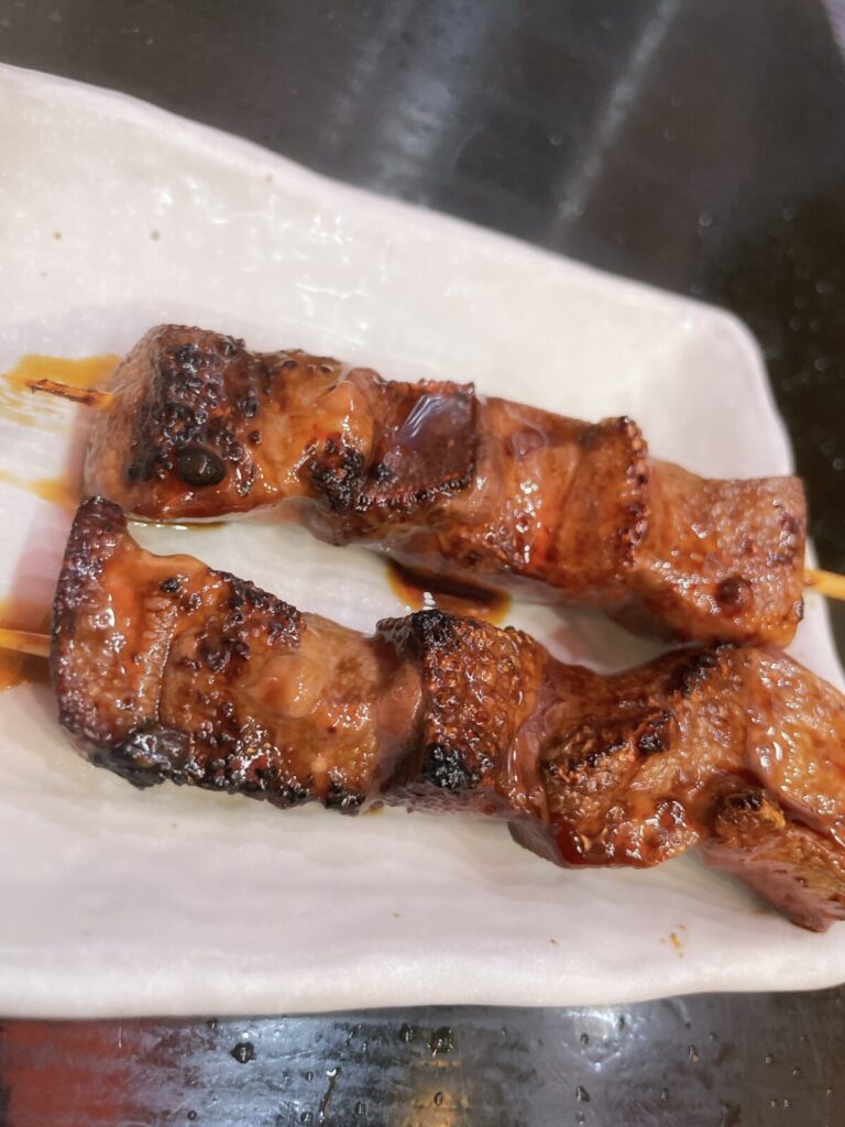 やきとん大王のレバー串