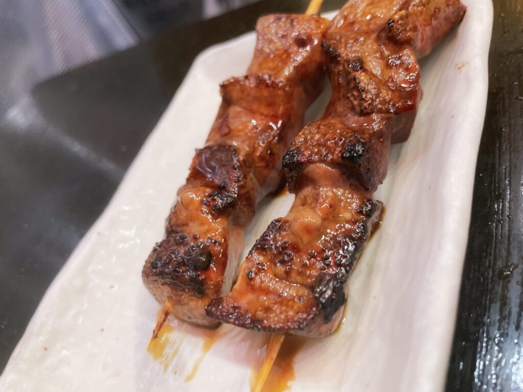 やきとん大王のレバー串