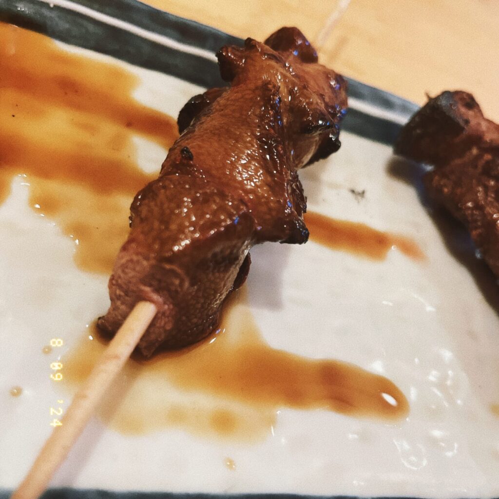 ひばりヶ丘「串ひろ」串焼き豚レバー