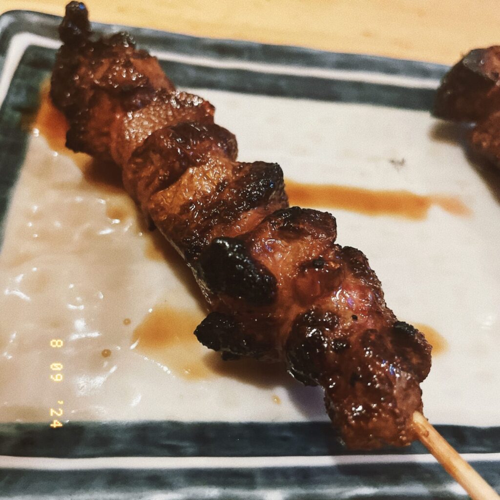 ひばりヶ丘「串ひろ」串焼き豚レバー