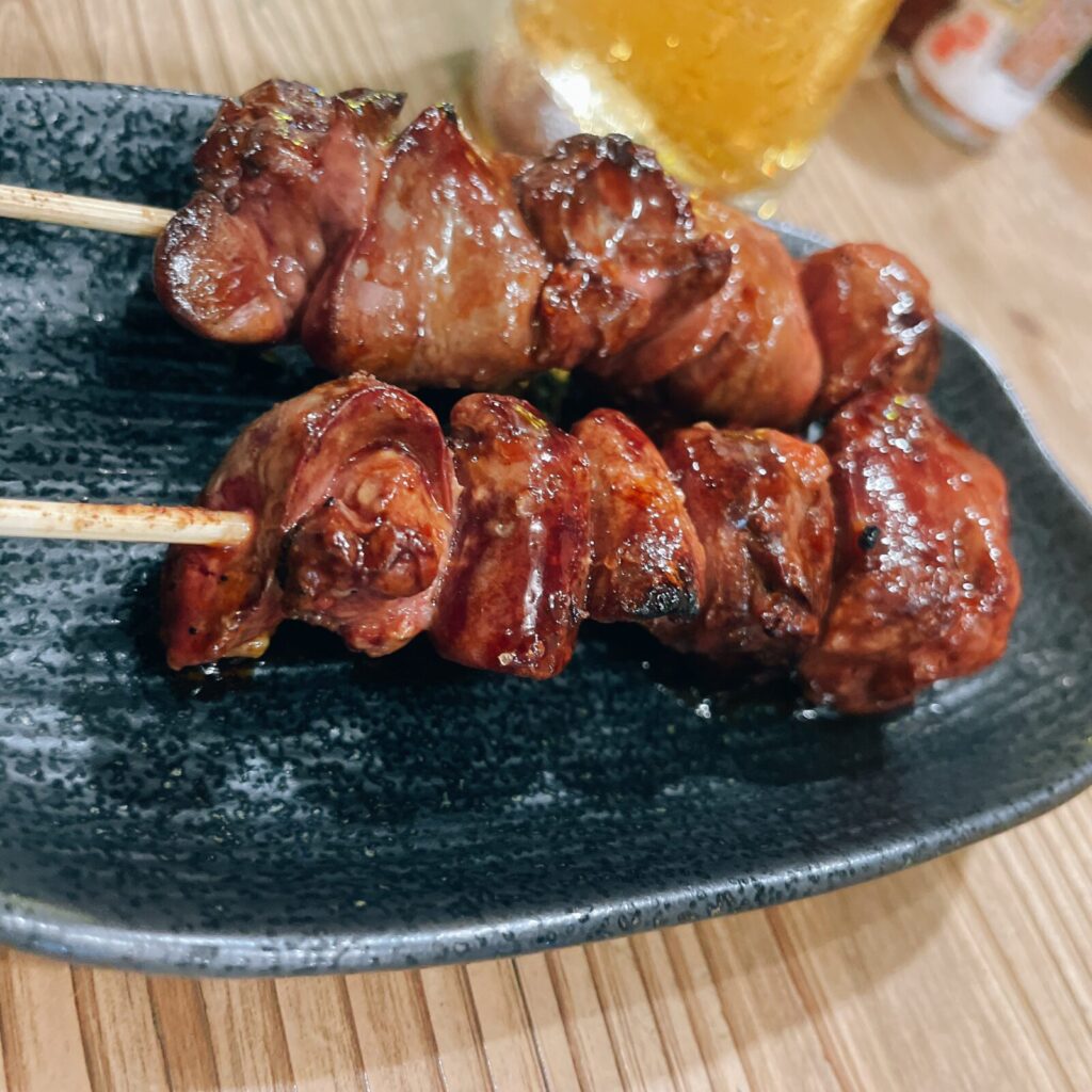 中野「ガチマヤ」焼き鳥レバー串180円