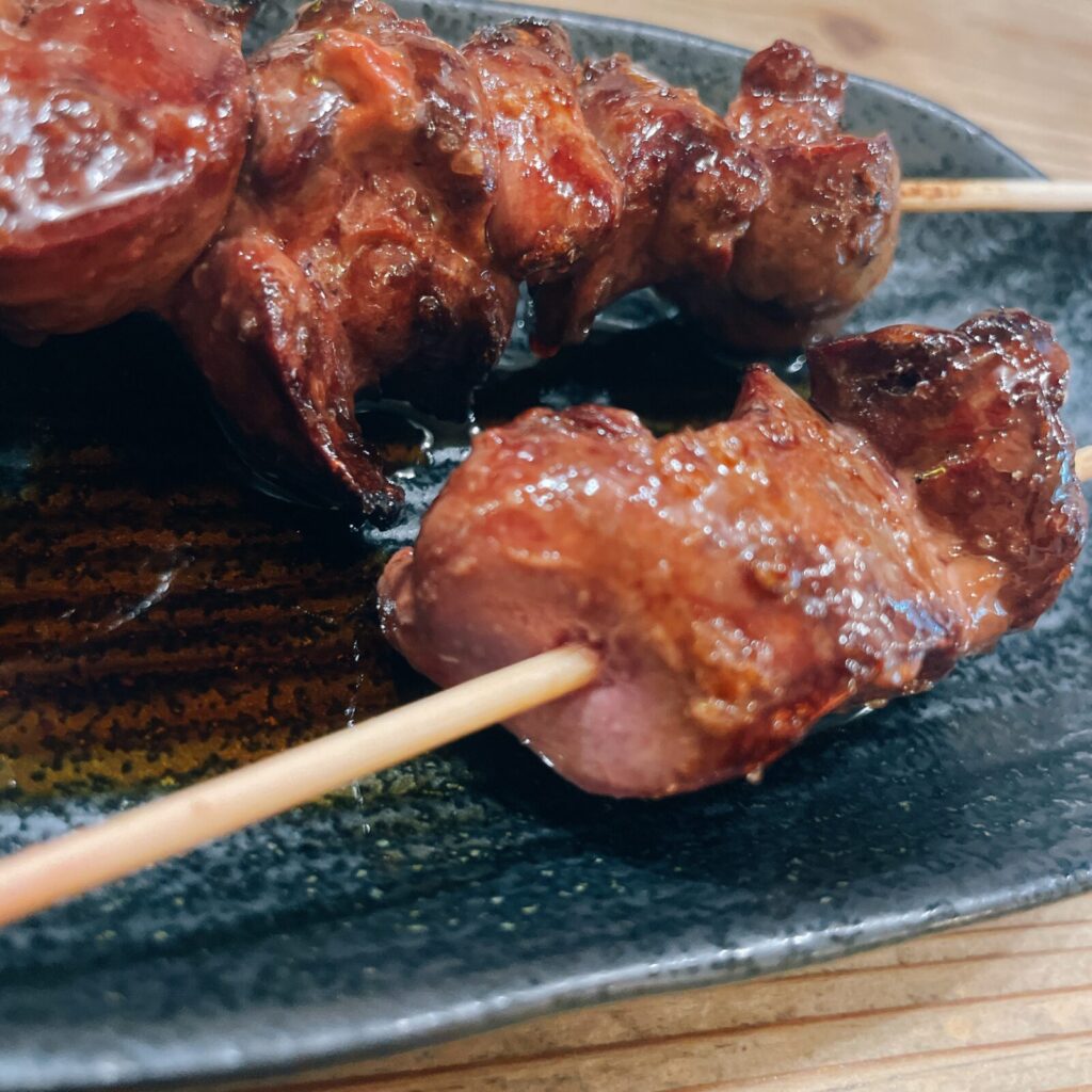 中野「ガチマヤ」焼き鳥レバー串180円