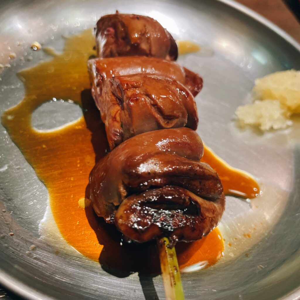 阿佐ヶ谷「音鶏家」やきとり串 鳥レバー串