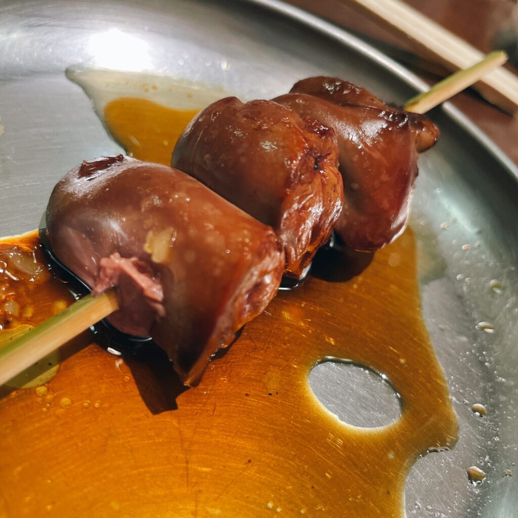 阿佐ヶ谷「音鶏家」やきとり串 鳥レバー串