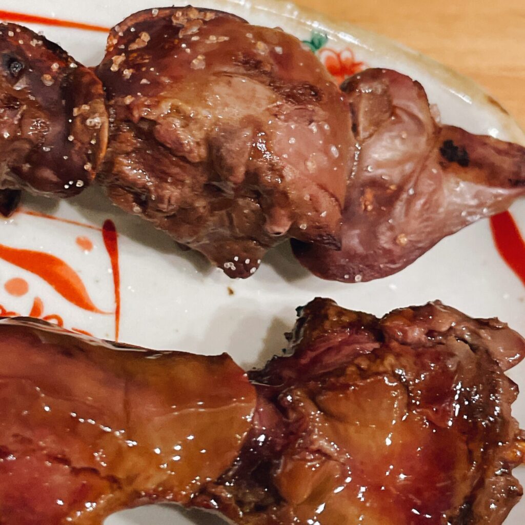 中野「伊勢路」串焼き鳥レバー串