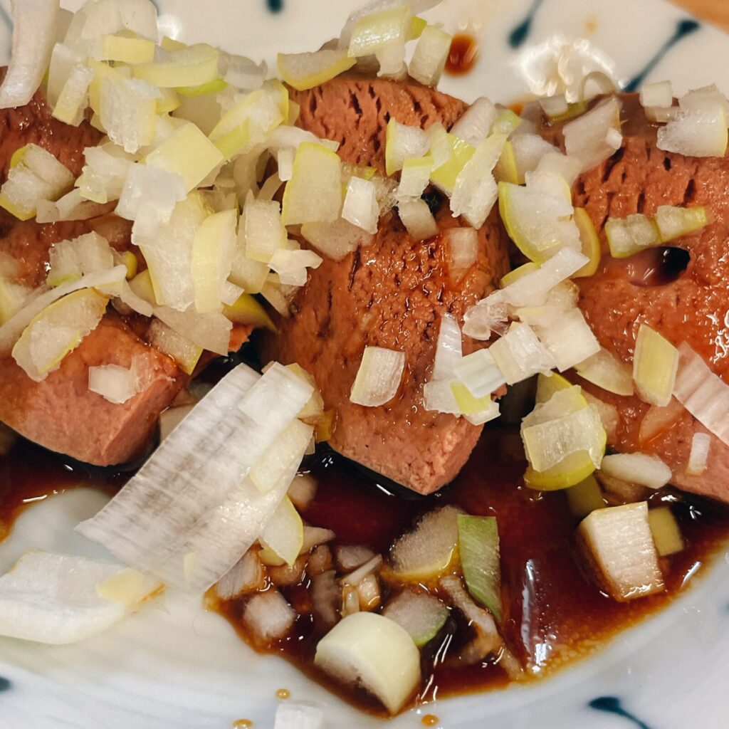 池袋「五の五」豚レバ刺し串