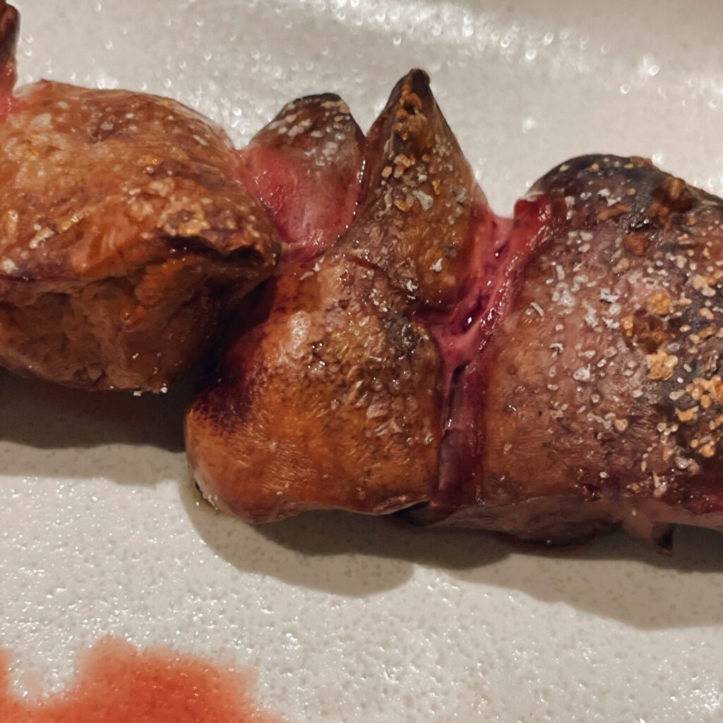 堀切菖蒲園「でん」串もの鳥レバー串