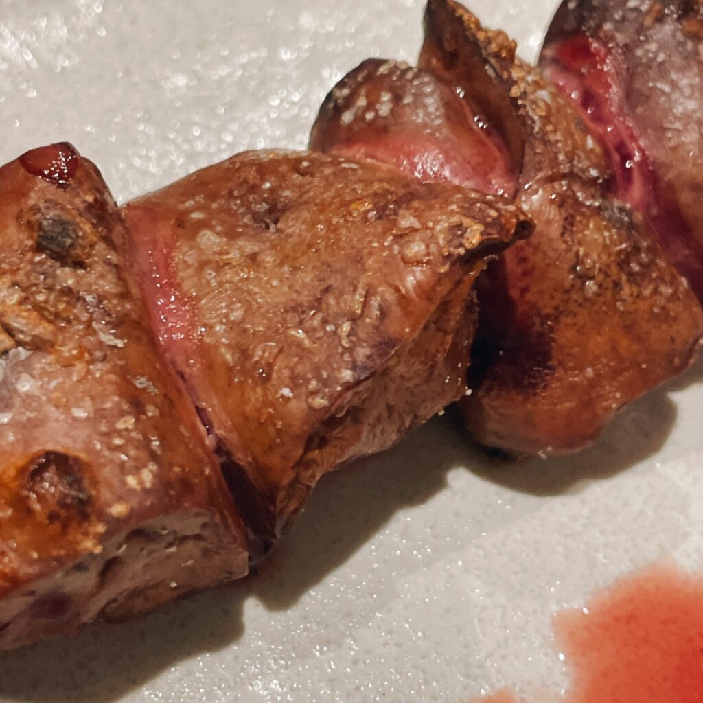 堀切菖蒲園「でん」串もの鳥レバー串