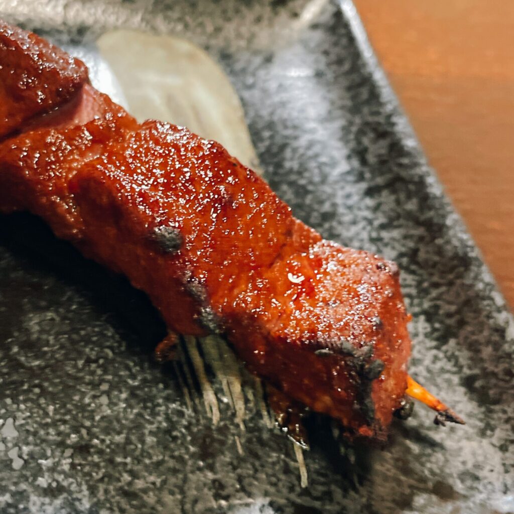 ひばりヶ丘「てるてる」やきとんレバー串