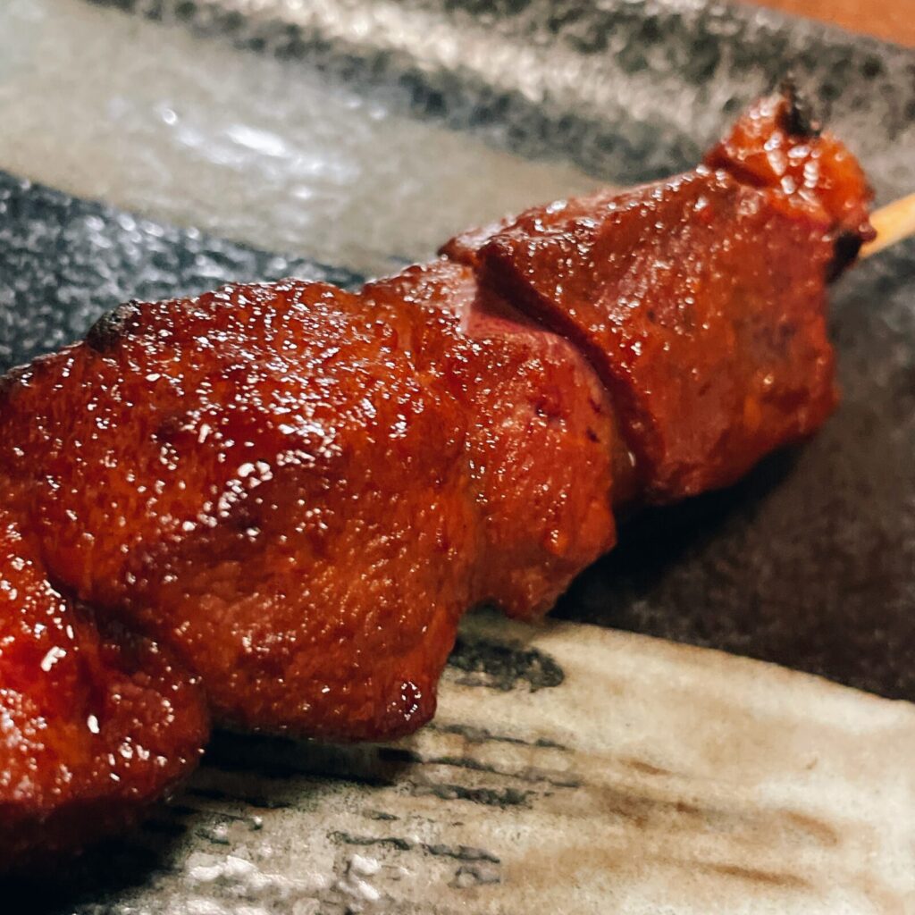 ひばりヶ丘「てるてる」やきとんレバー串