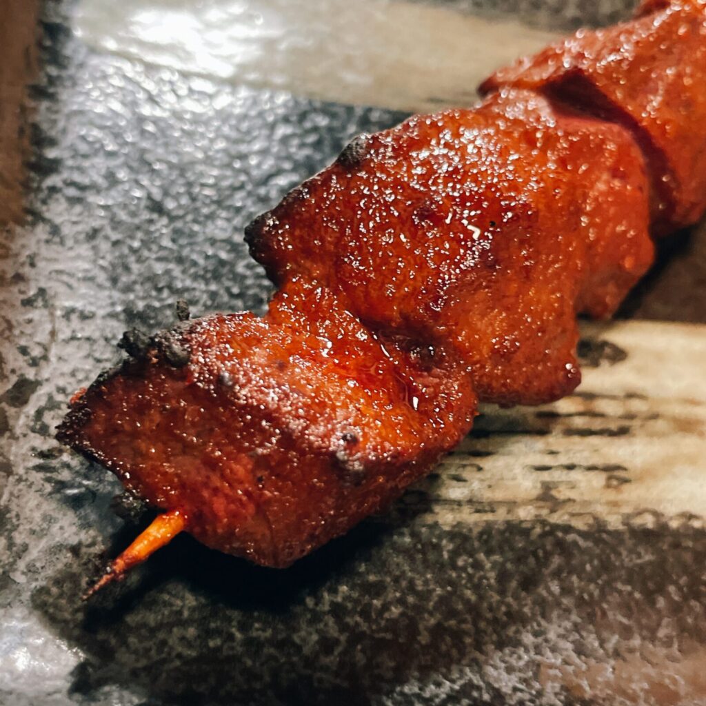 ひばりヶ丘「てるてる」やきとんレバー串