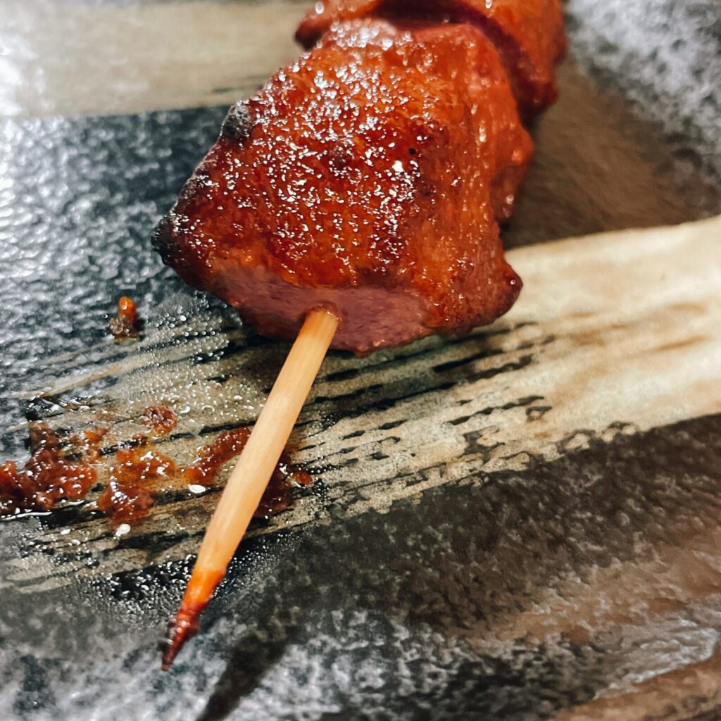 ひばりヶ丘「てるてる」やきとんレバー串