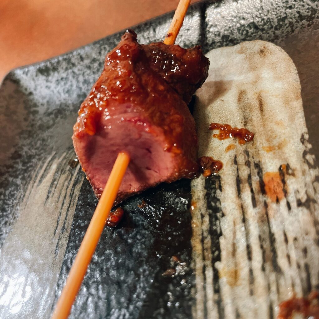 ひばりヶ丘「てるてる」やきとんレバー串