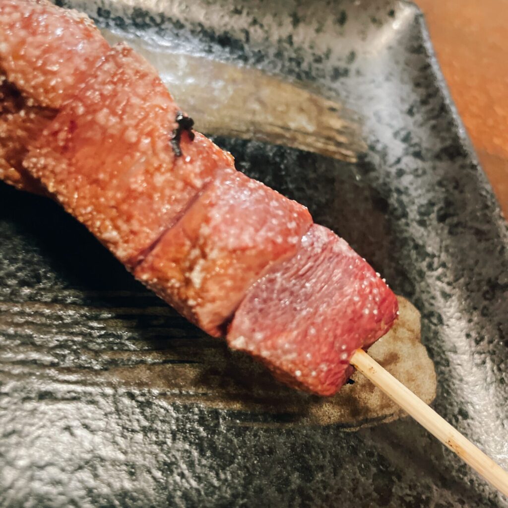 ひばりヶ丘「てるてる」やきとんレバー串