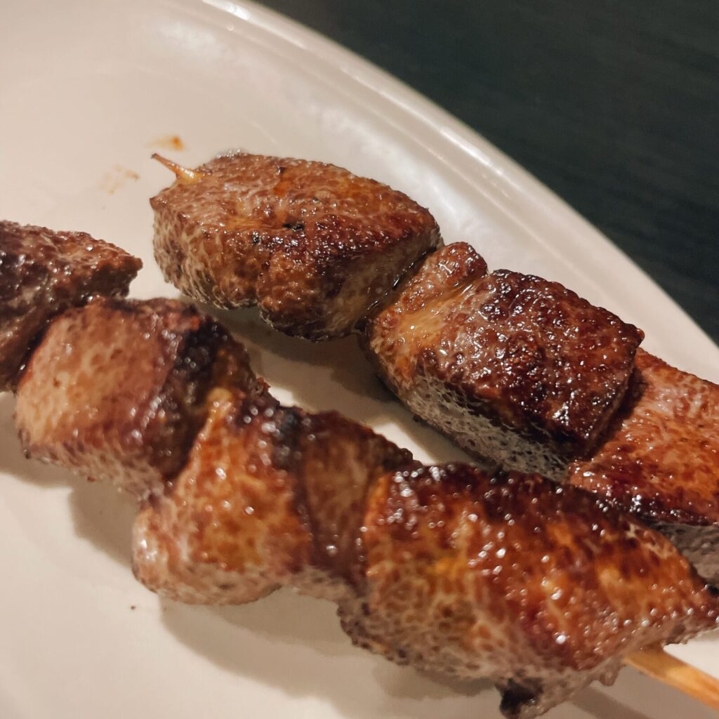 池袋「さむらい」の串焼き豚レバー