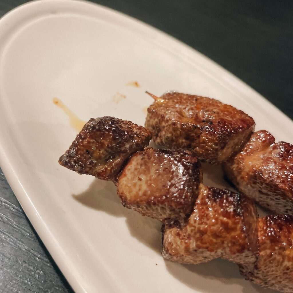 池袋「さむらい」の串焼き豚レバー