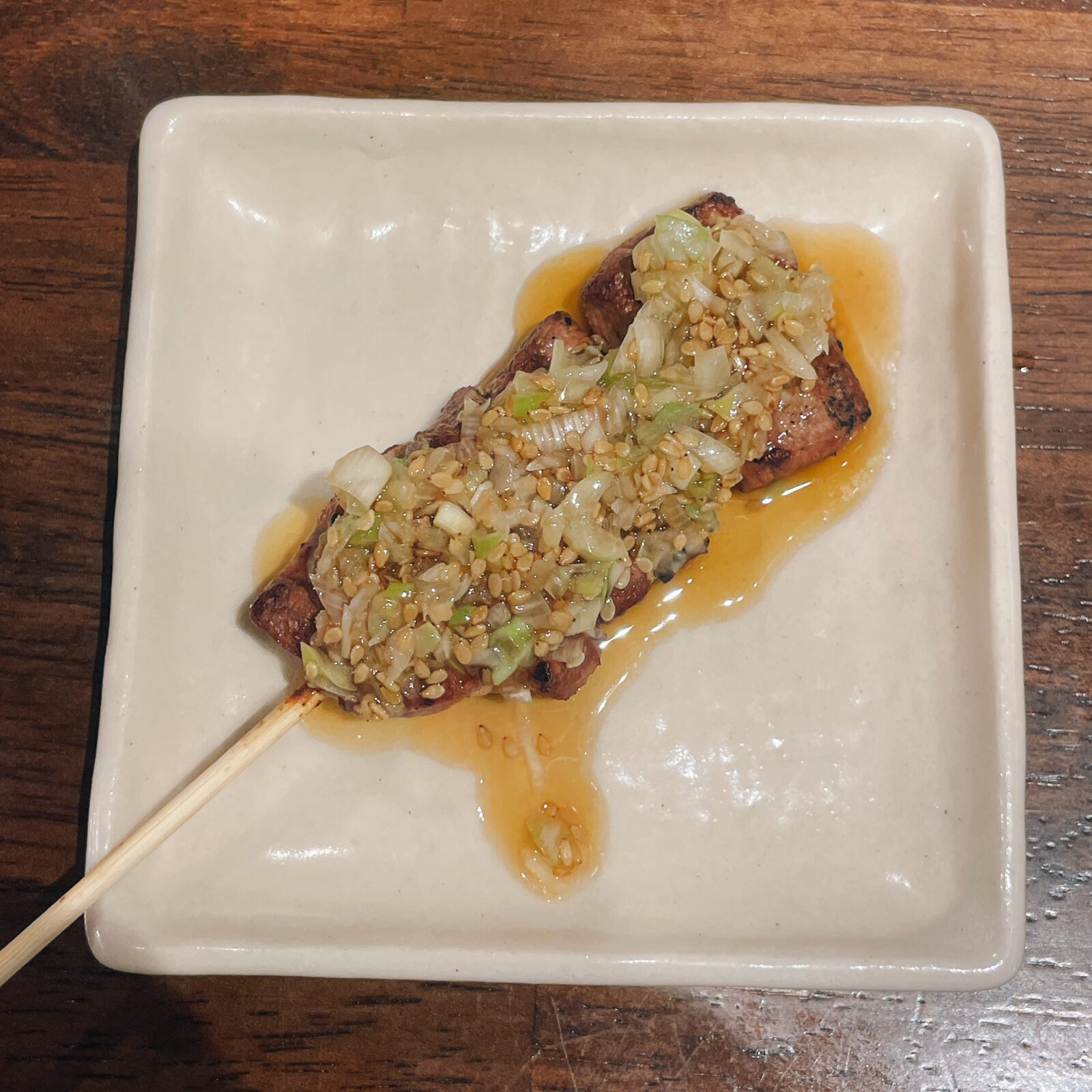 中野「大黒」のレバテキ