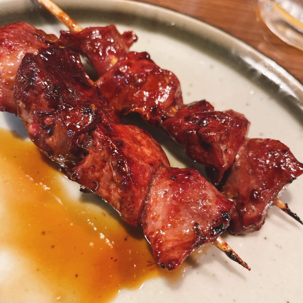 高田馬場「鳥やす」鳥レバー串