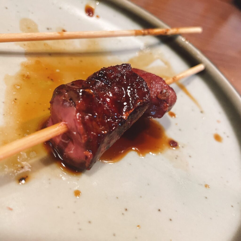 高田馬場「鳥やす」鳥レバー串