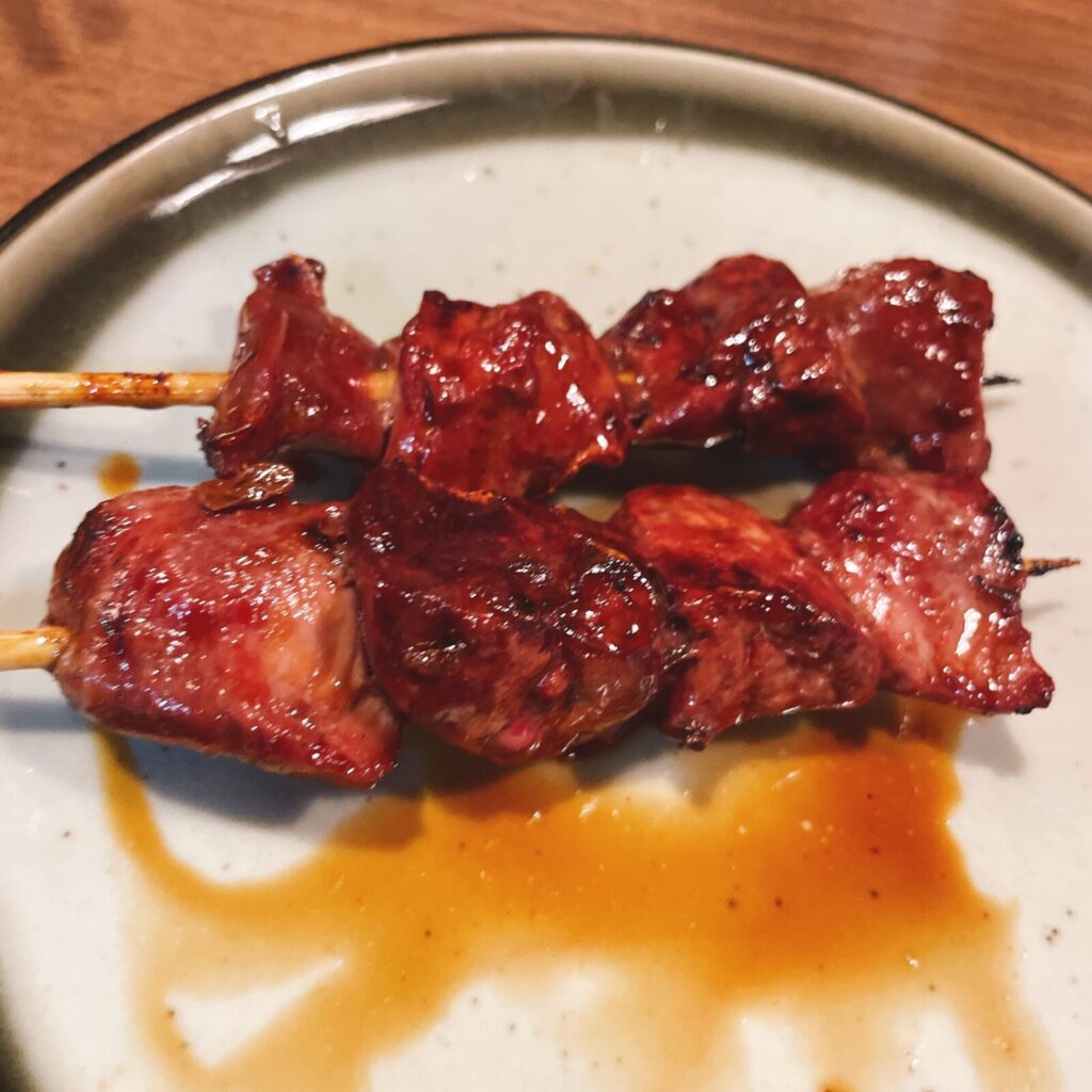 高田馬場「鳥やす」鳥レバー串