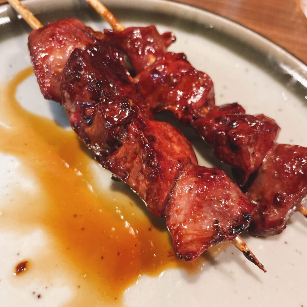 高田馬場「鳥やす」鳥レバー串