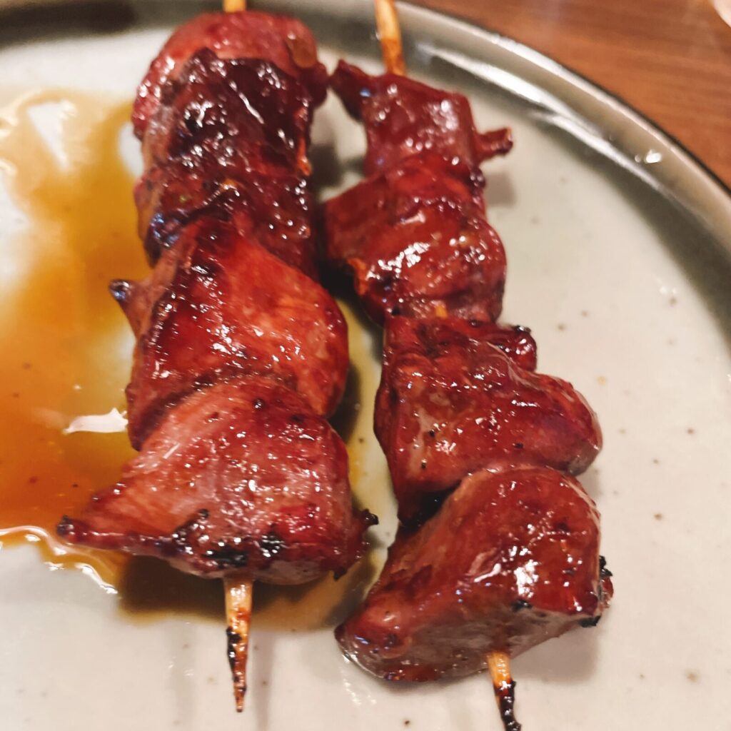 高田馬場「鳥やす」鳥レバー串