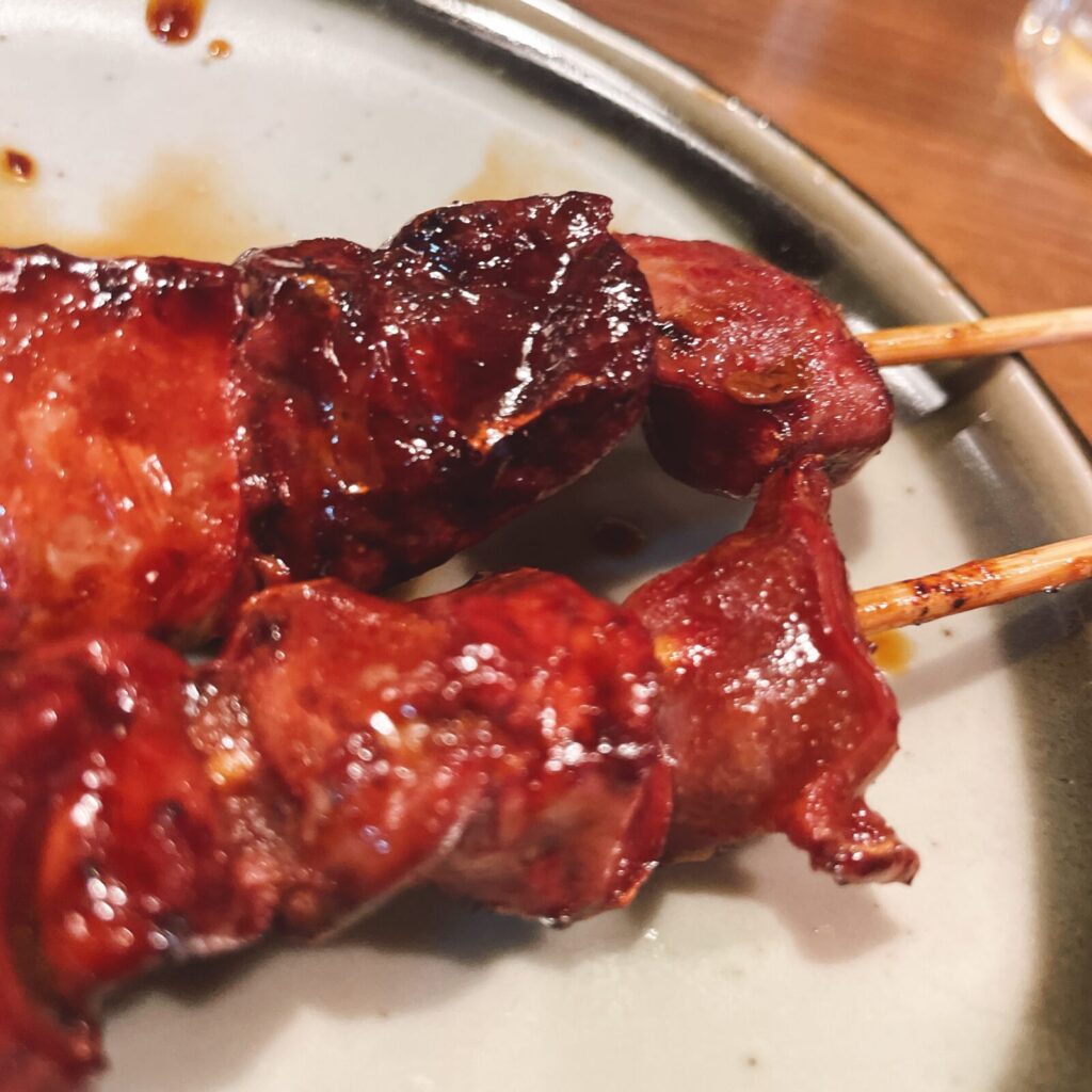 高田馬場「鳥やす」鳥レバー串