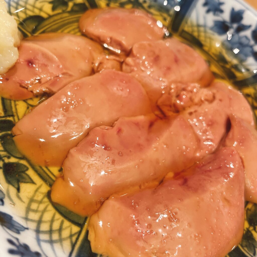 池袋「酔っ手羽」冷製とろレバー