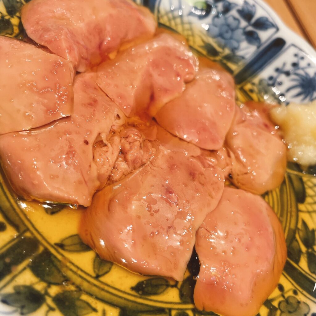 池袋「酔っ手羽」冷製とろレバー