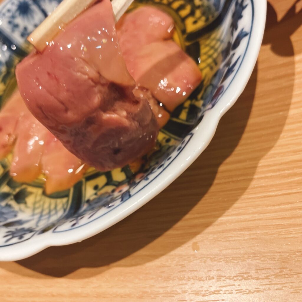 池袋「酔っ手羽」冷製とろレバー