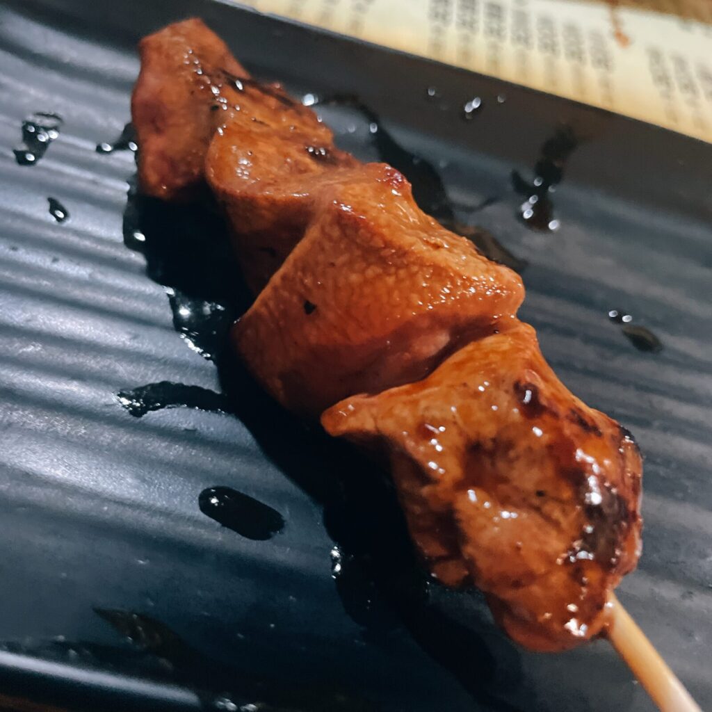 秋葉原「元気」レバー串