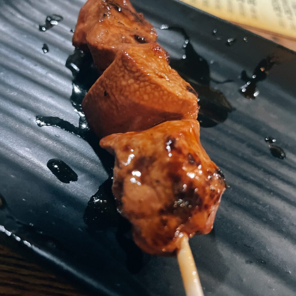 秋葉原「元気」レバー串