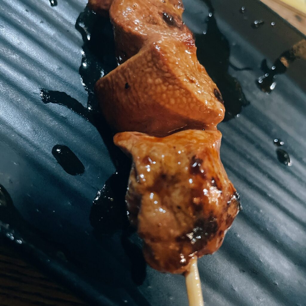 秋葉原「元気」レバー串