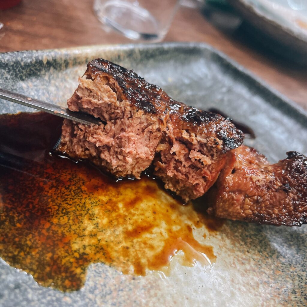 池袋「三福」やきとんレバー串