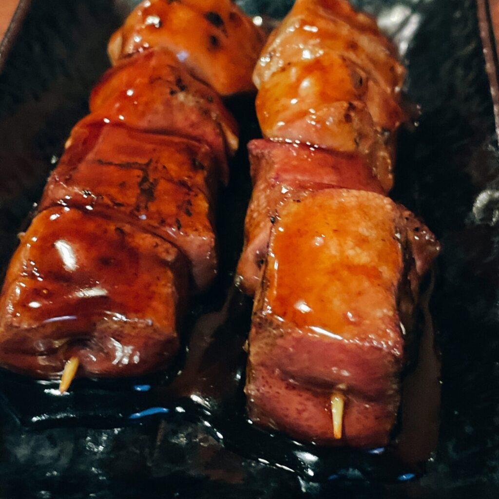 池袋「盛蔵」上レバー串タレ