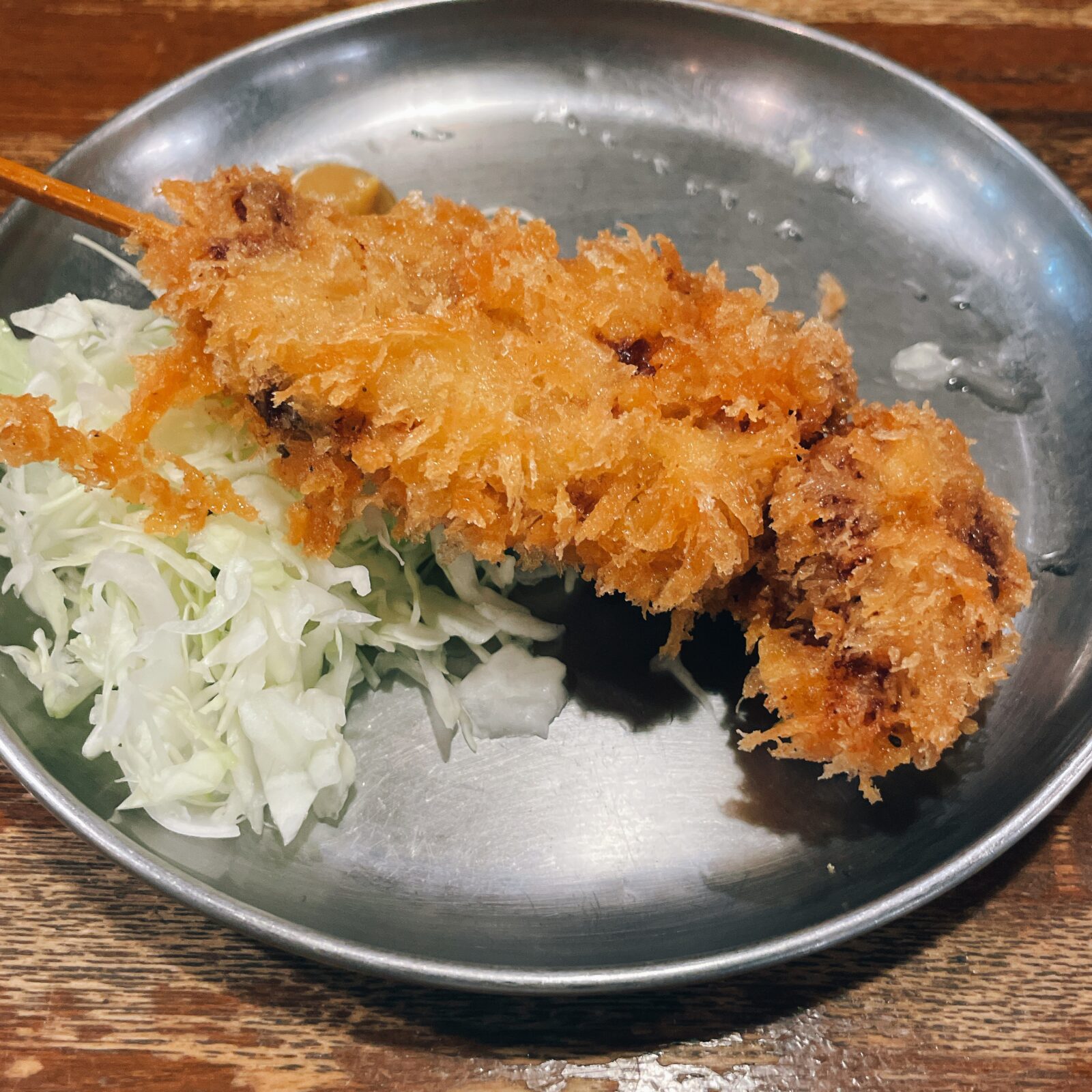 巣鴨「寿や」の揚げ物レバかつ